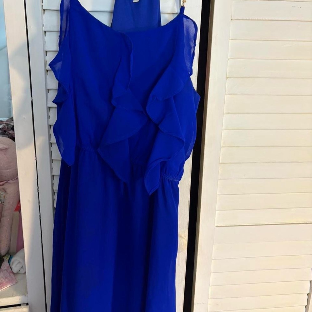 Charlotte Russe Vibrant Blue Dress